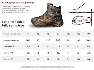 Ботинки Taigan Felis camo tree р.45(12) - фото 8