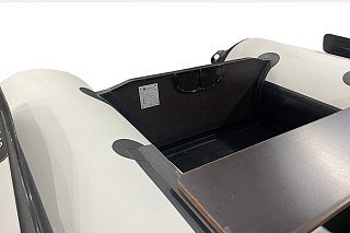Лодка BigBoat Bering 340П бело-черный - фото 8
