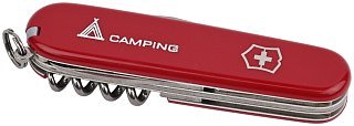 Нож Victorinox Camper Camping 91мм 13 функций красный - фото 7