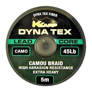 Поводочный материал K-Karp Dyna Tex Lead Core 5Mt. 45lbs weed