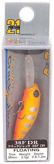Воблер Pontoon21 Crack jack 38F-DR 38мм 2,5гр 0,8-1,2м №R43 - фото 2