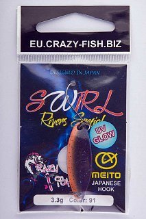 Блесна Crazy Fish Swirl №91 3.3гр - фото 5