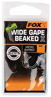 Крючки  Fox EDGES Wide Gape Beaked X №4 - фото 3