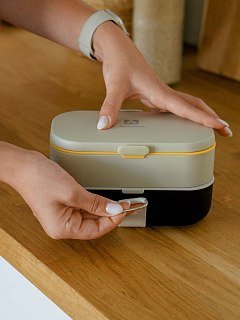 Ланчбокс Арктика 1350мл черный/бежевый - фото 15