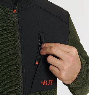 Джемпер H.U.T. Urman флис хаки - фото 3