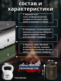 Спальник Прагмат от +5 до -22 мох - фото 4