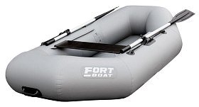 Лодка Fort 240 надувная серая