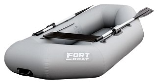 Лодка Fort 240 надувная серая - фото 1