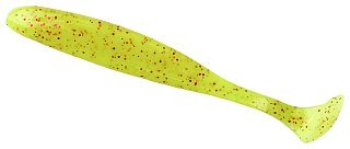 Приманка Keitech виброхвост Easy shiner 4,5" Pal 01 chartreuse red flake - фото 3