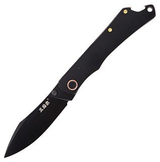 Нож Sanrenmu 9306-SB складной сталь 8Cr13MOV Black coat 3Cr13 - фото 1