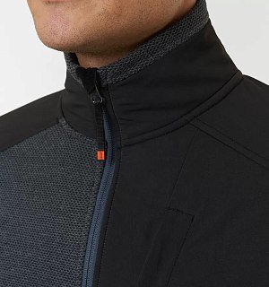 Джемпер H.U.T. Urman флис тёмно-серый/чёрный - фото 5