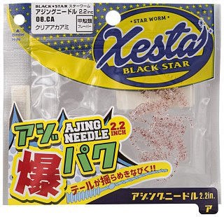 Приманка Xesta Black star worm ajing needle 2,2" 08.ca