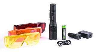 Фонарь Nextorch P56 с набором криминалистических источников света 300 Lumens - фото 1