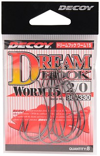 Крючки Decoy Worm 15 №2/0 8шт - фото 1