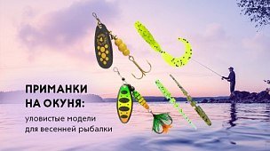 Приманки на окуня: уловистые модели для весенней рыбалки