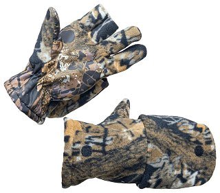 Перчатки Хольстер охотника-рыбака утепленные темный лес 