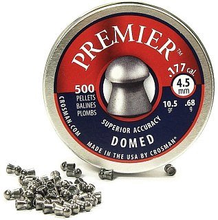 Пульки Crosman Premier Domed 4,5мм 0.68г 500шт