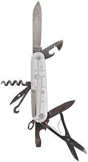 Нож Victorinox Climber 91мм полупрозрачный серебристый - фото 2