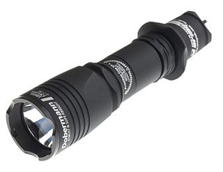 Фонарь Armytek Dobermann XP-E2 green black - фото 1