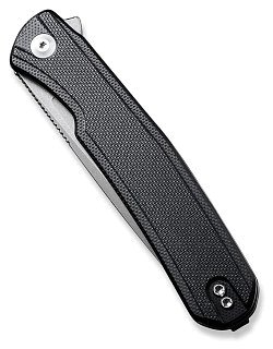 Нож Sencut Scitus Flipper Knife Black G10 Handle (3.47" Gray Stonewashed D2 Blad - фото 4