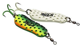 Блесна DAM Madcat A-static twin turbine spoon 110гр glow in the dark - фото 2