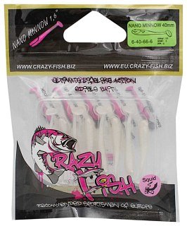 Приманка Crazy Fish Nano Minnow 6-40-66-6