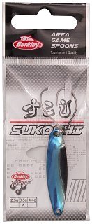 Блесна Berkley Ags Sukoshi 3,5гр Edge Stripe Silver/Blue/Silver
