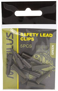 Клипса Nautilus Safety lead clips with pin green - фото 1