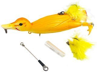 Воблер Savage Gear 3D suicide duck 150 15см 70гр 02 yellow утка - фото 4