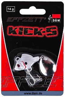 Блесна DAM Effzett Kick-S spinner red head 14гр