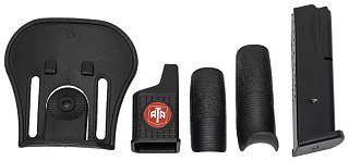 Пистолет АТА9 9x19мм Tungsten вольфрамовый затвор черная рамка - фото 9