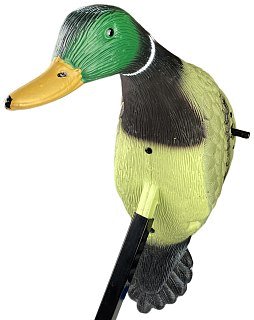 Механическое чучело Taigan Motorized rotating Mallard селезень  - фото 5