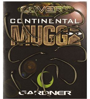 Крючки Gardner Covert dark continental mugga barbed №4 - фото 2