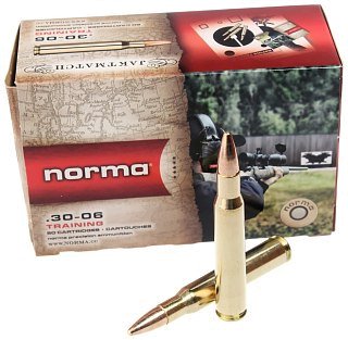 Патрон 30-06Sprg Norma 9,7 Jaktmatch FMJ 1/50