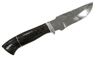 Нож Ладья Тайга НТ-13 Р 65х13 рисунок венге - фото 2