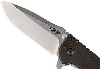 Нож Zero Tolerance складной сталь Elmax черная рукоять карбон - фото 6