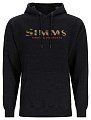 Толстовка Simms Logo hoody charcoal heather 