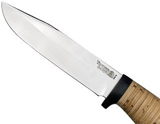Нож Росоружие Баджер 2 ЭИ-107 береста позолота гравировка - фото 6