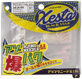 Приманка Xesta Black star worm ajing needle 2,2" 20.lp/cs