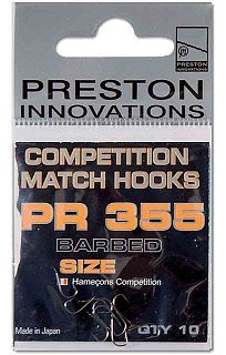 Крючок Preston competition hooks 355 №12 - фото 2