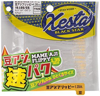 Приманка Xesta Black star worm mame aji flippy 1,35" 19.los/cs