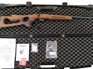 Карабин Anschutz 1761 D HB Walnut thumbhole 51,5см 22LR резьба - фото 5