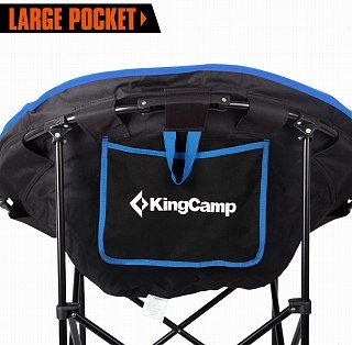 Кресло King Camp Moon leisure chair складное 84х70х80см синее - фото 10