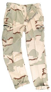 Брюки Mil-tec BDU ripstop 3 col desert