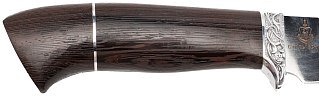 Нож Ладья Клык-2 НТ-27 Р 65х13 рисунок венге - фото 3