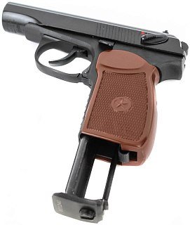 Пистолет Baikal МР 654 К 22 фальшглушитель обновленная ручка - фото 9