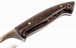 Нож ИП Семин Ягуар кованая сталь Х12МФ венге - фото 3