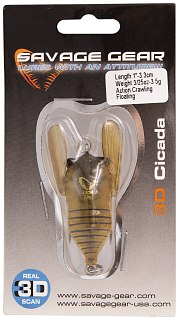 Воблер Savage Gear Cicada 3,3см 3,5гр F brown