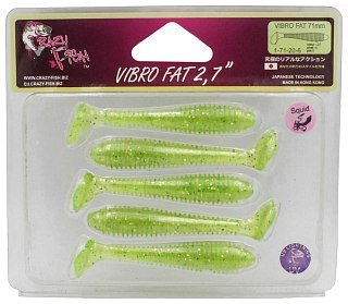 Приманка Crazy Fish Vibro fat 2,7'' 1-71-20-6