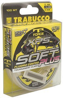 Леска Trabucco T-force XPS soft plus leader 100м 0.35мм